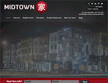 Tablet Screenshot of midtownlansing.com